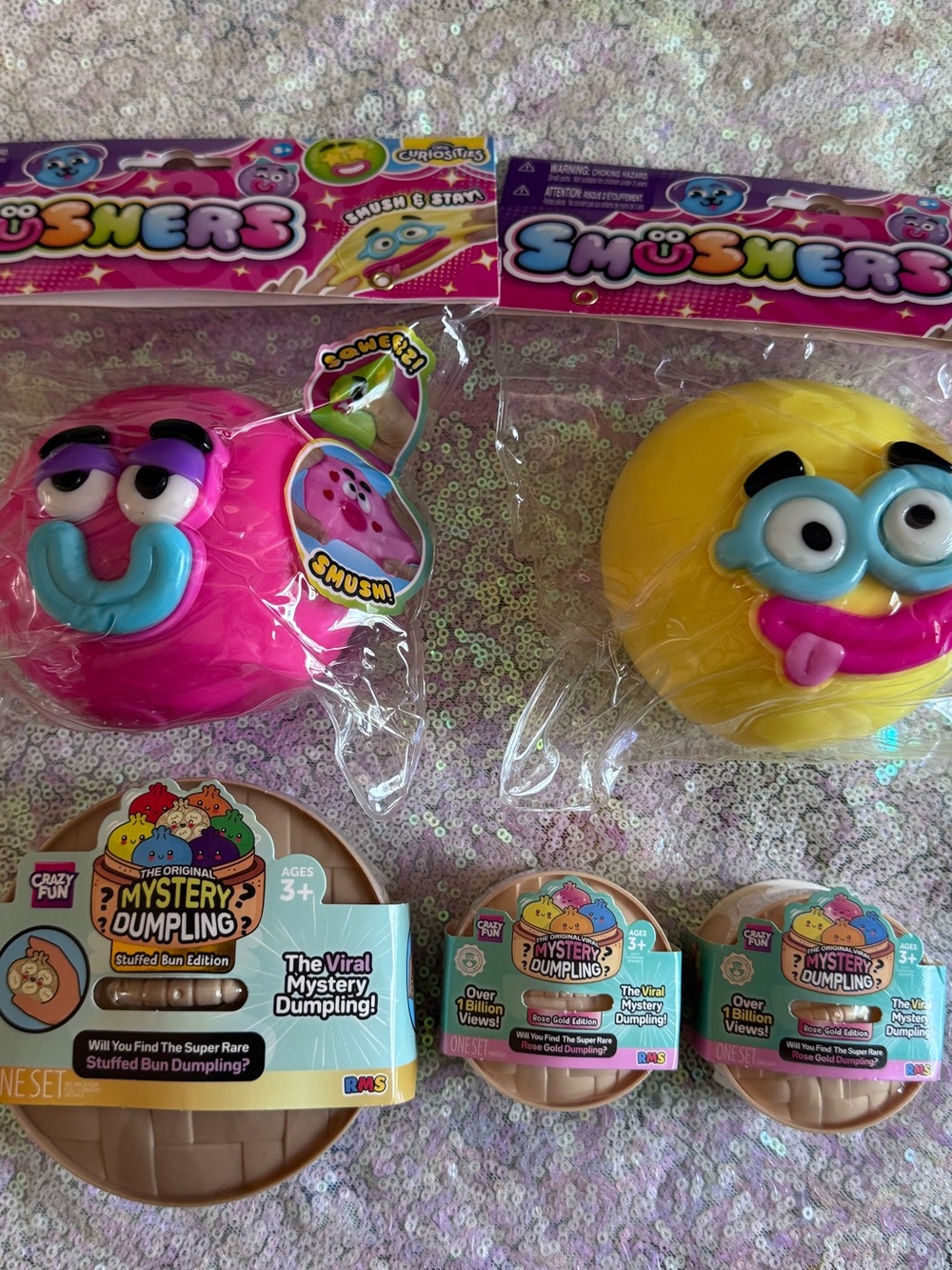 Viral Smushers & Dumplings Squishy Toy Bundle Five Below RMS